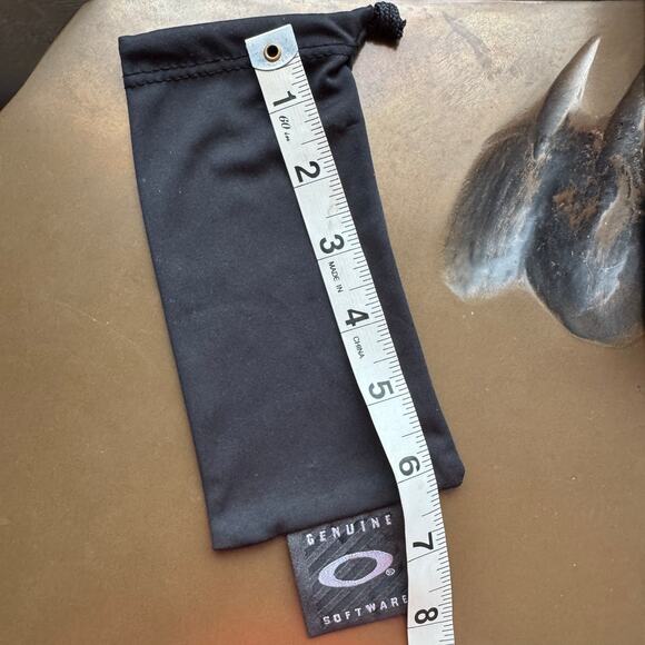 OAKLEY Plutonite Sunglasses Case NEW! Drawstring Pouch Bag Logo Signature os - Picture 5 of 6